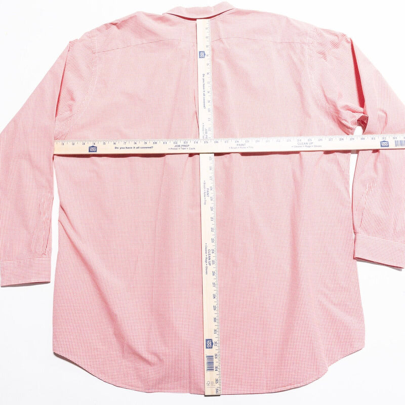 Polo Ralph Lauren Shirt Men's 2XLT Tall Long Sleeve Button-Down Pink Check