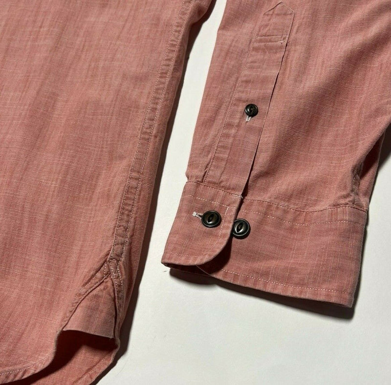 Brooks Brothers Pink Loop Collar Long Sleeve Button-Front Shirt Men's 2XL