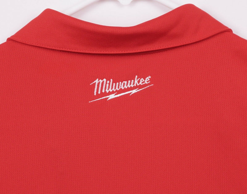 Milwaukee Tools Men's Sz XL Nike Golf Solid Red Embroidered Logo Golf Polo Shirt