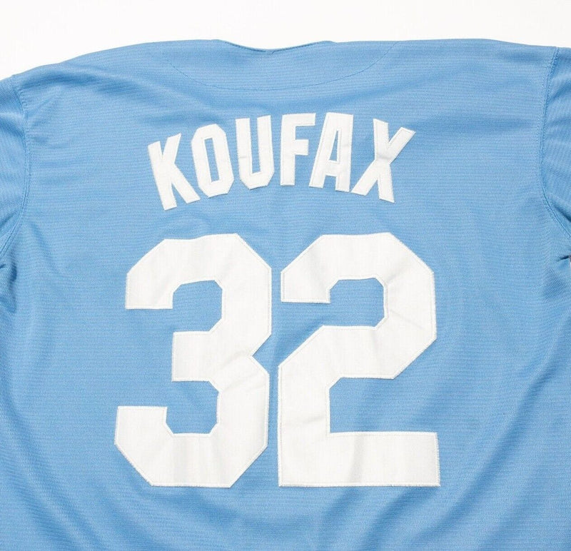 Brooklyn Dodgers Cooperstown Collection Jersey Fits Men's S/M Sandy Koufax Blue