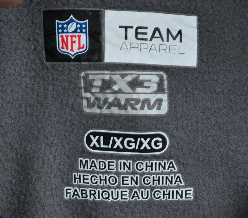 New England Patriots Men's XL NFL Team Apparel TX3 Warm Gray Hoodie Sweatshirt