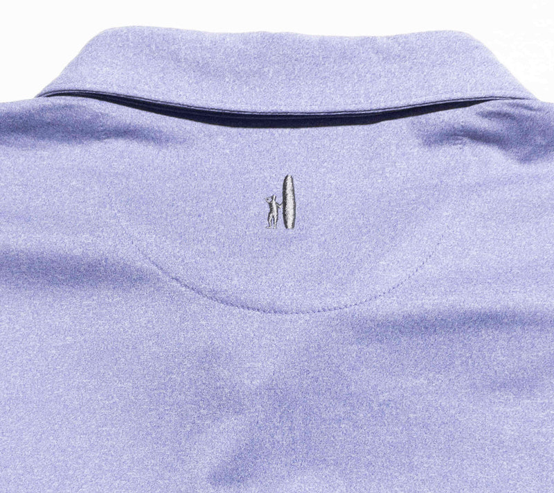 Johnnie-O Prep-Formance Polo Shirt Men’s Medium Purple Wicking Golf Preppy