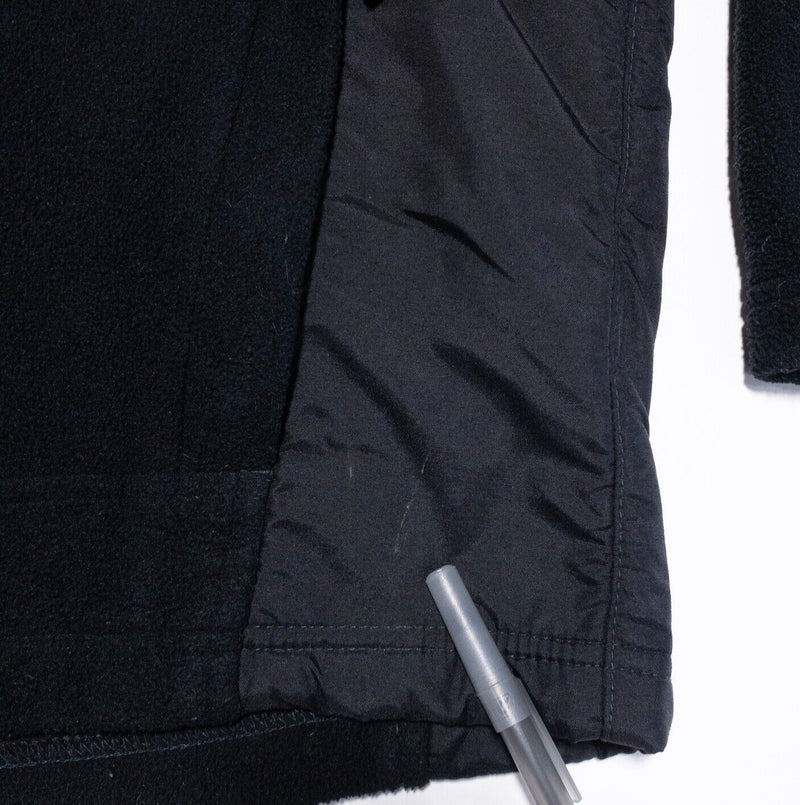Spyder Jacket Men's Fits XL Black Fleece Hybrid Full Zip Outdoor Casual
