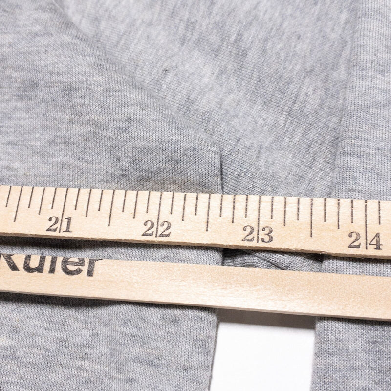 Peter Millar Crown Comfort Sweater Men Medium Pullover 1/4 Zip Gray Cotton Modal