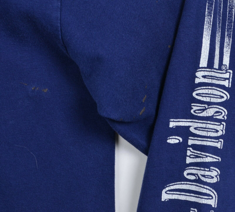 Vintage 1988 Harley-Davidson Men's XL Free Spirit Eagle Blue Long Sleeve T-Shirt