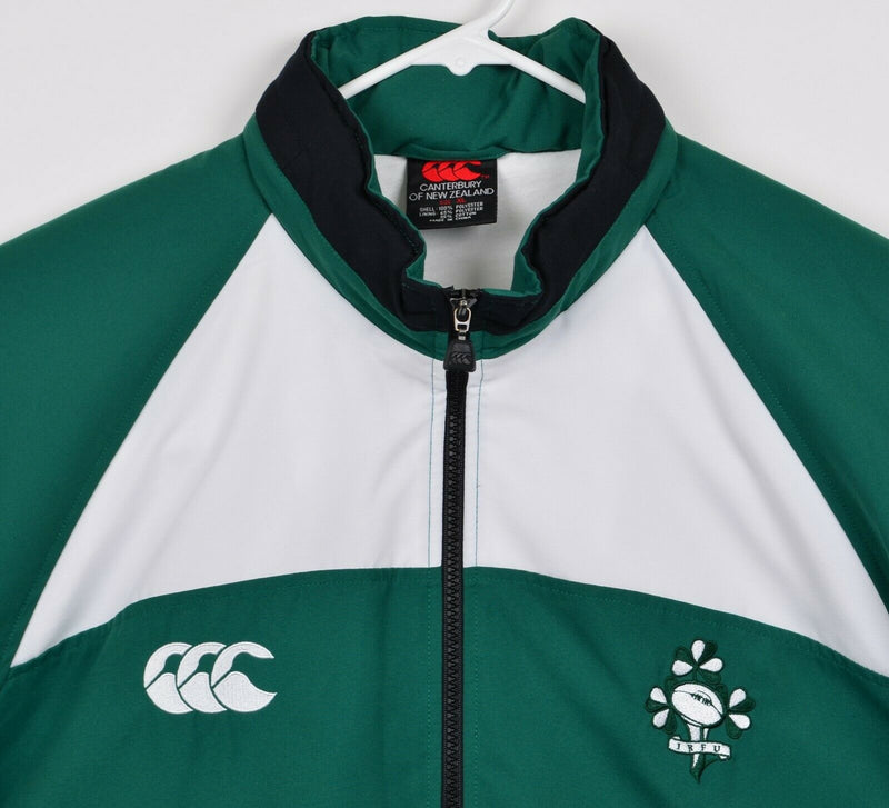 Canterbury of New Zealand Men's XL IRFU Irish Rugby Football Union Green Jacket