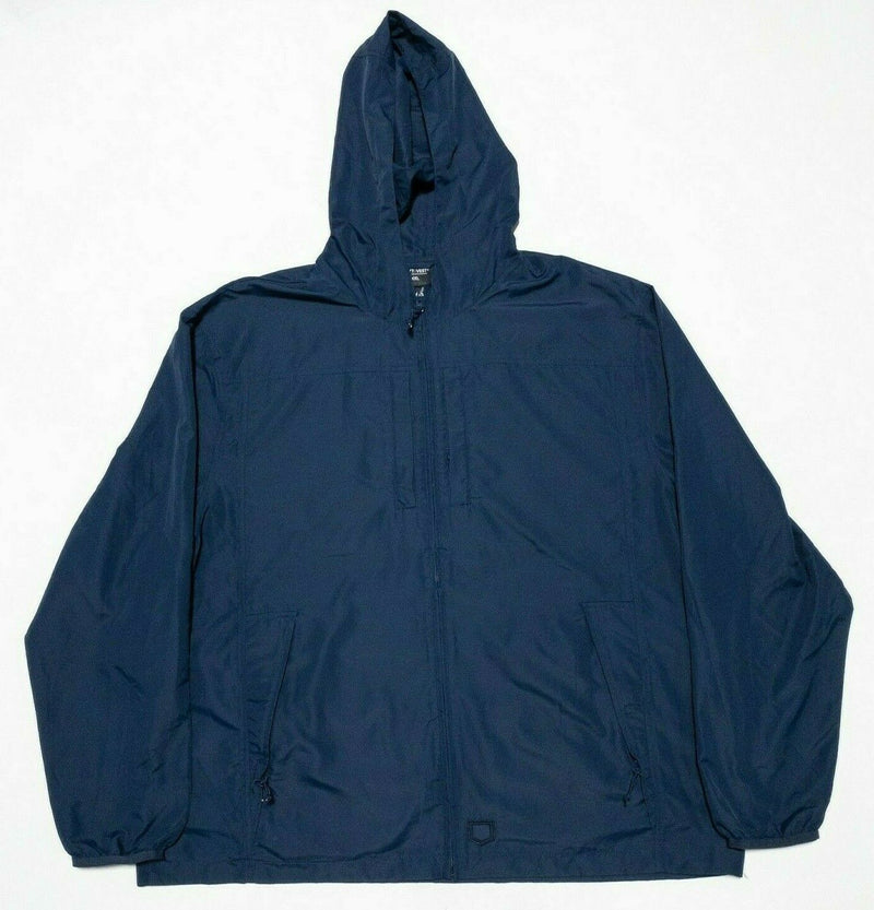 SCOTTeVEST Pack Jacket 13 Pockets Blue Full Zip Lightweight Travel Men's 2XL