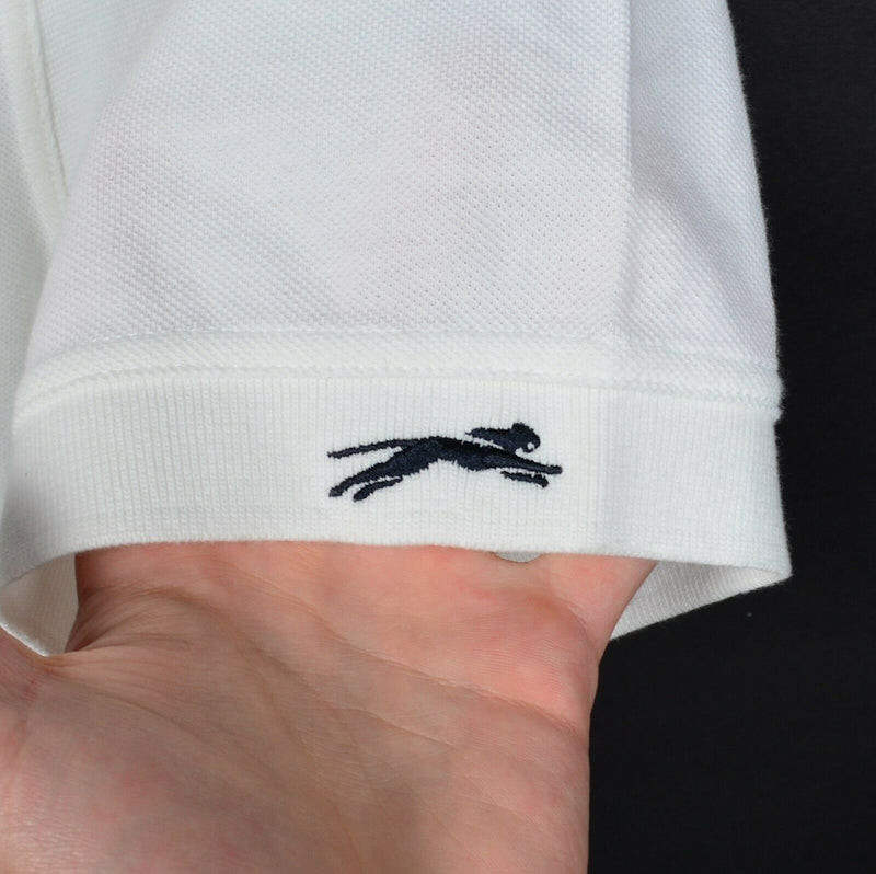 Ryder Cup Men's XL The Belfry Solid White Embroidered Slazenger Golf Polo Shirt