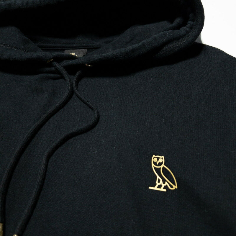 October's Very Own OVO Drake Owl Logo Sweatshirt Black Gold Canada Men's Medium