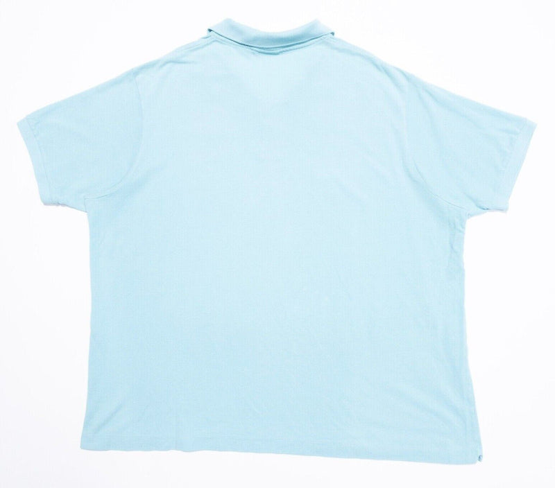 Lacoste 9L Polo Shirt Men Big & Tall 4XLT Light Blue Short Sleeve Crocodile Logo