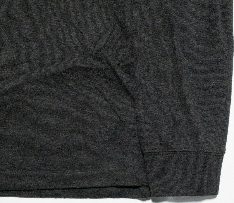 Polo Ralph Lauren Sweater Men's XL Estate Rib Dark Heather Gray 1/4 Zip