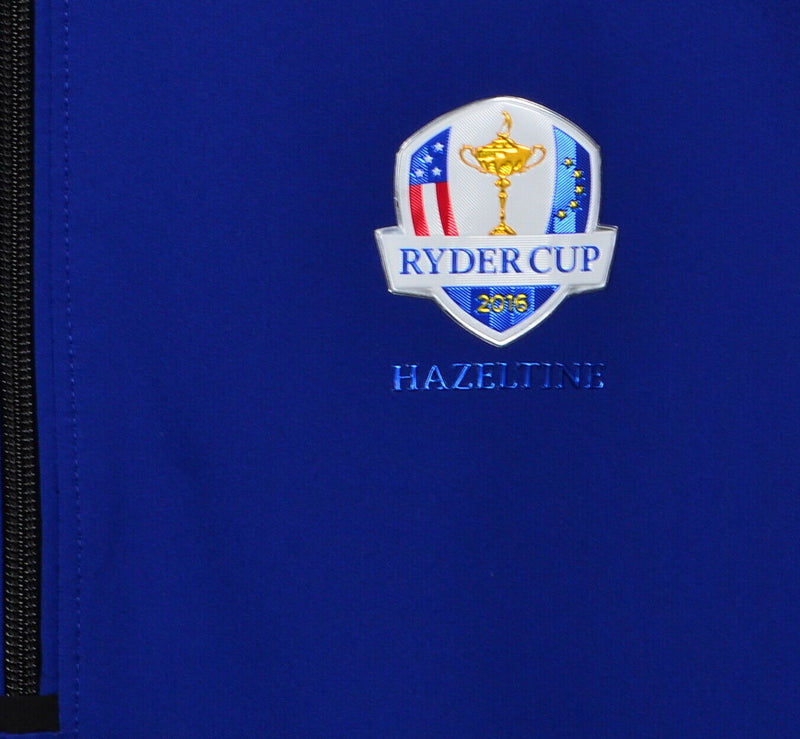 Ryder Cup Men's Large Blue Black Half-Zip Cutter & Buck Golf Windshirt Jacket