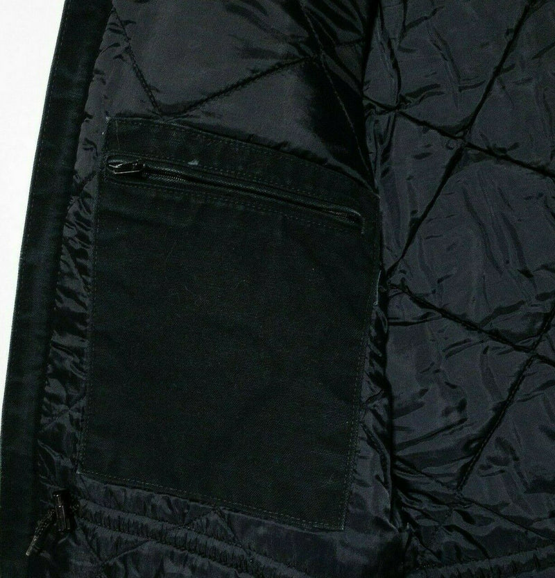 Carhartt Duck Canvas Arctic Quilt Lined Jacket Black Men's Fits Large/XL