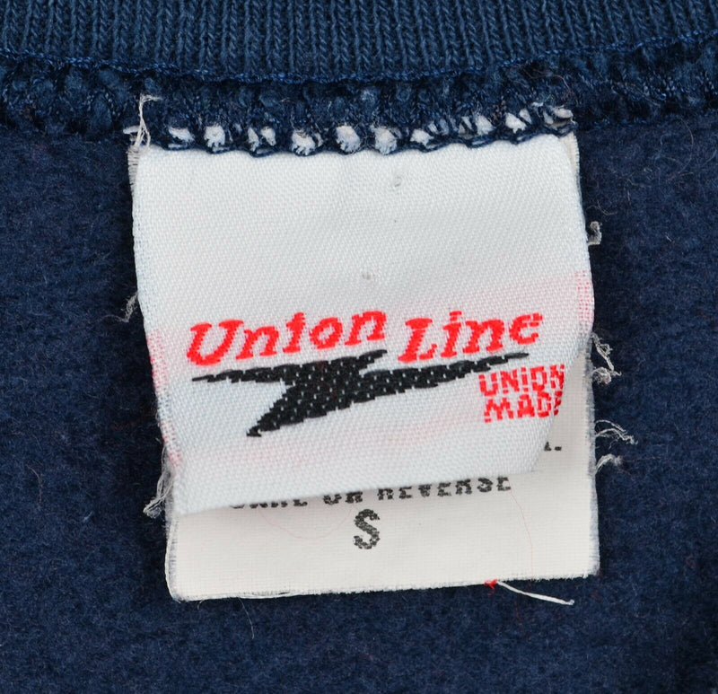 Vtg 90s Union Men's Sz Small General Motors Truck Plant USA Blue UAW Sweatshirt