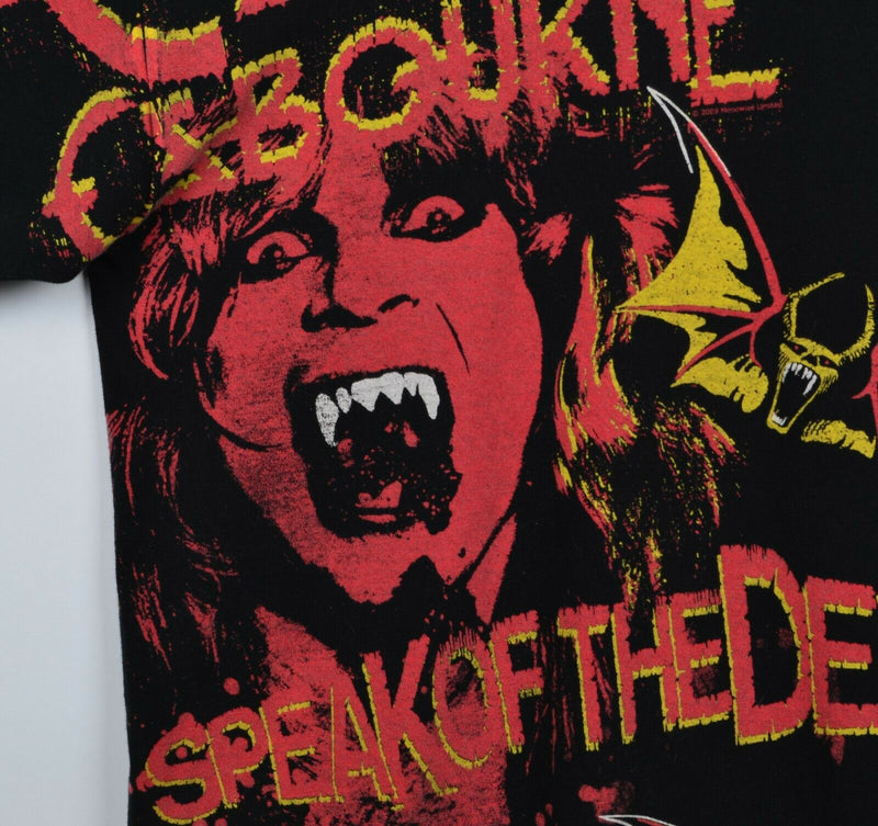 Ozzy Osbourne Men's XL Speak Of The Devil All-Over Bats Black Red TMM T-Shirt