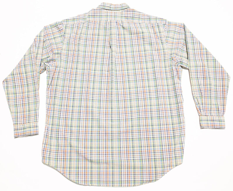 Polo Ralph Lauren Shirt XL Classic Fit (17.5) Men's Colorful Plaid Button-Down