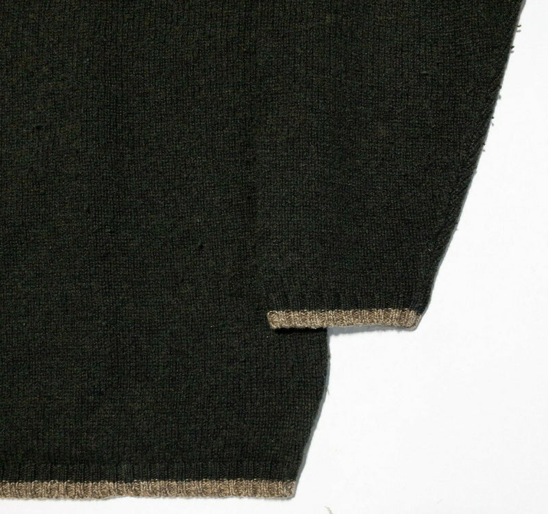 Woolrich Sweater Men's 2XLT (2XL Tall) Wool Blend Crewneck Dark Green Pullover