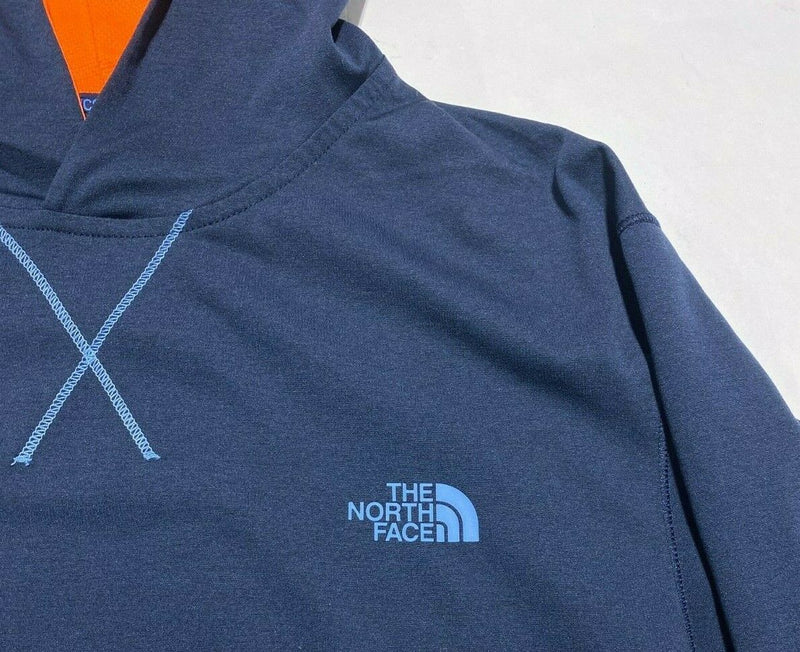 The North Face FlashDry XD Reactor Hoodie Navy Blue Wicking Stretch Men's Large