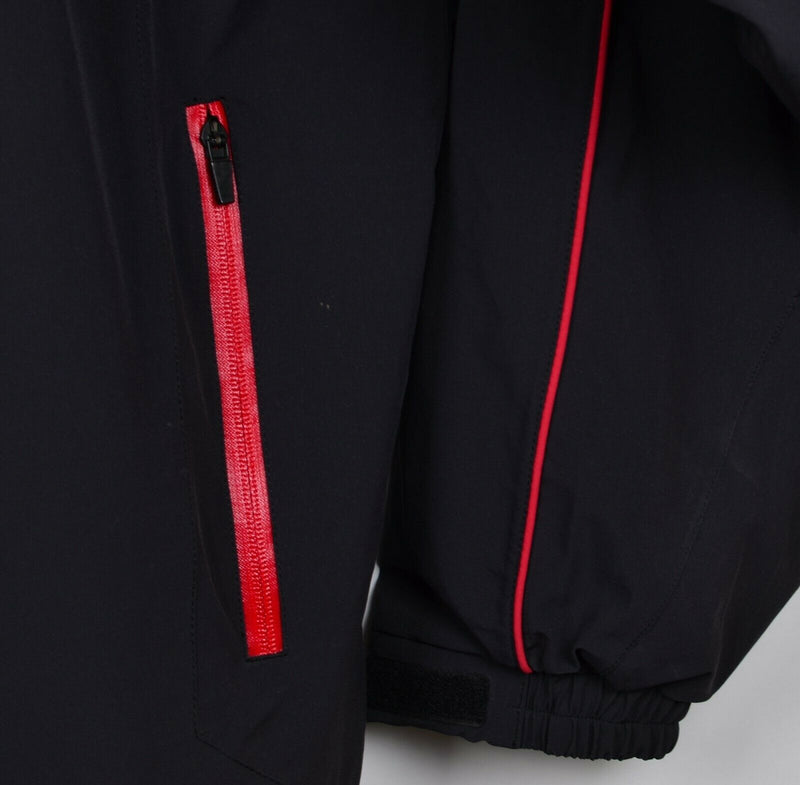 FootJoy DryJoys Men's 2XL Tour Collection Half Zip Black Waterproof Golf Jacket