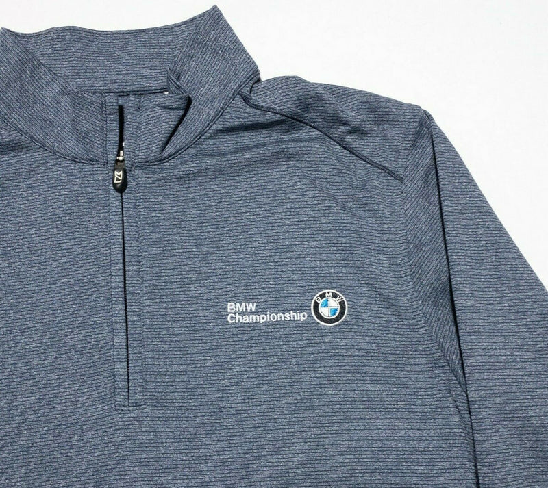 BMW Championship Pullover Golf Medium 1/4 Zip Jacket Cutter & Buck Men's Blue