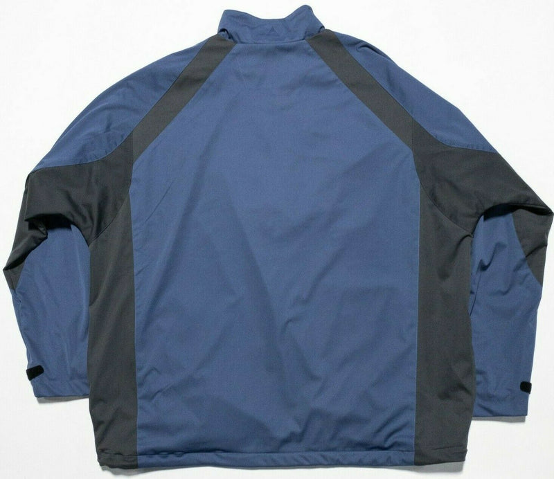 Ryder Cup 2012 Men's 2XL Antigua 1/4 Zip Blue Wind Rain Resistant Golf Jacket