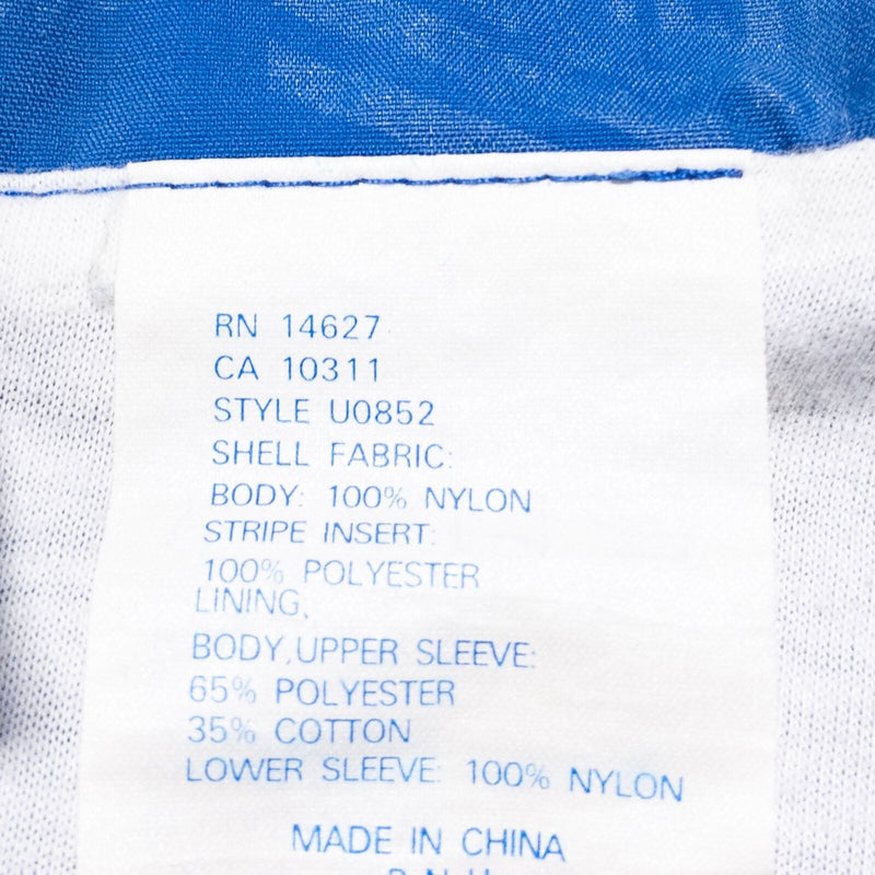 Vintage Umbro Track Jacket Men's Medium Blue White Geometric Full Zip 90s