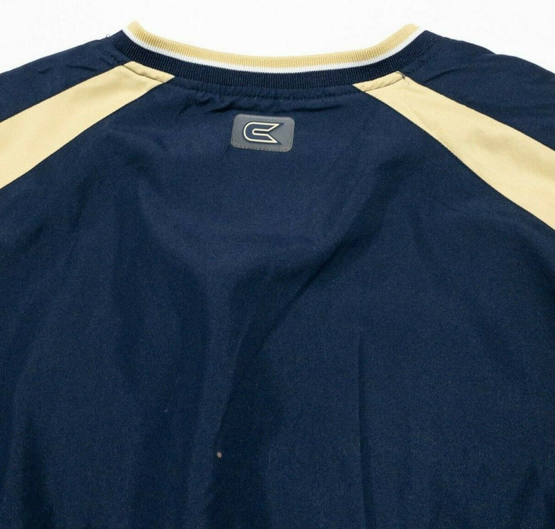 Georgia Tech Jacket Men's Large Windbreaker Yellow Jackets Colosseum Pullover