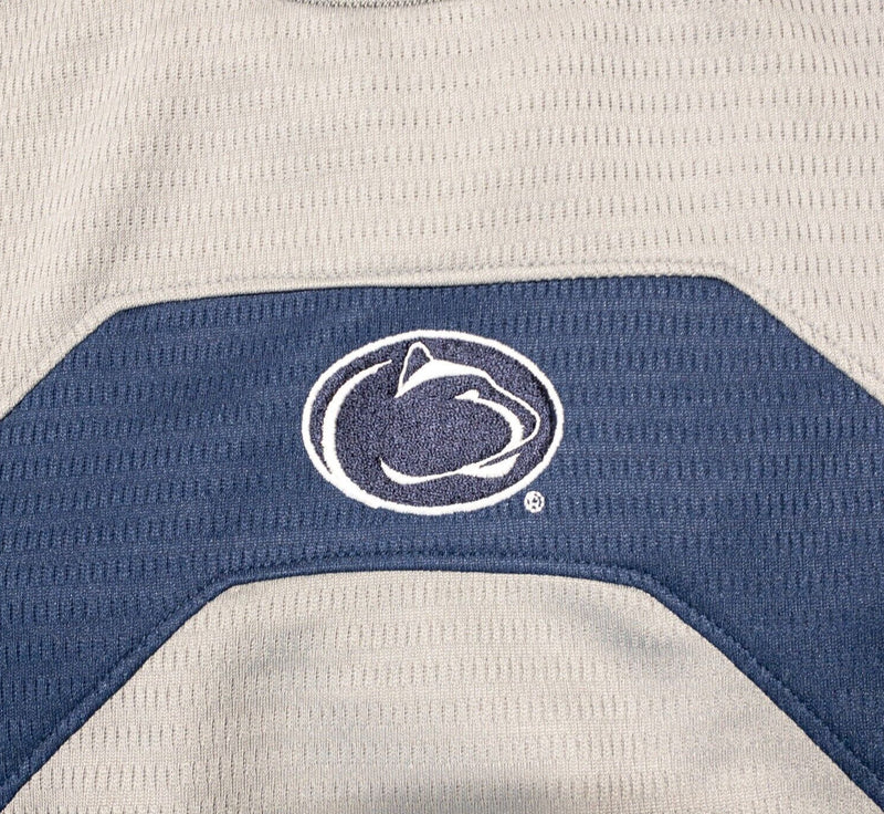 Penn State Nittany Lions Shirt Men's Small Nike Dri-Fit Long Sleeve Team Gray