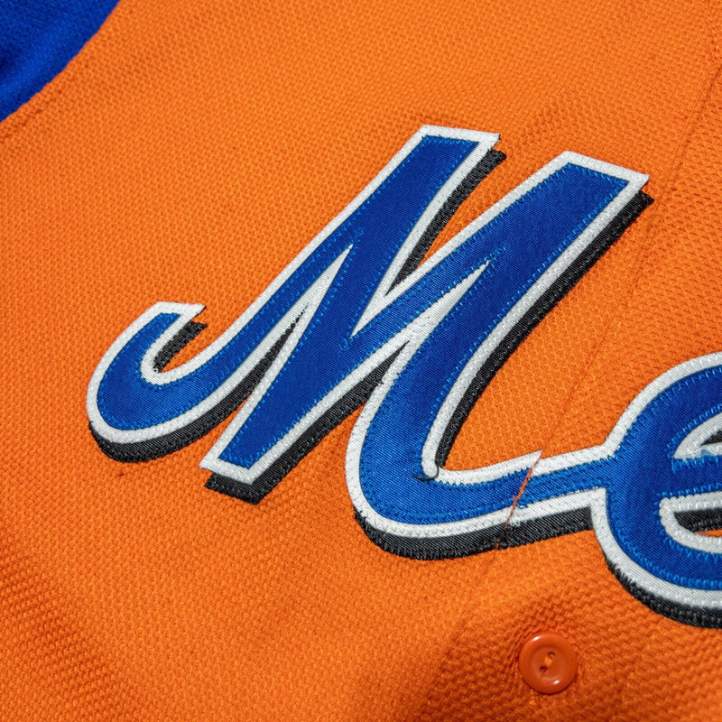 New York Mets Majestic Jersey Men's 2X Orange Embroidered Authentic Collection