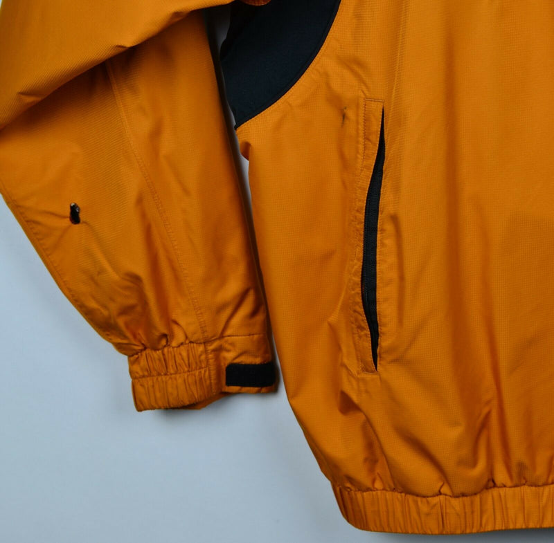 FootJoy DryJoys Men's XL Tour Collection Half-Zip Orange Rain FJ Golf Jacket