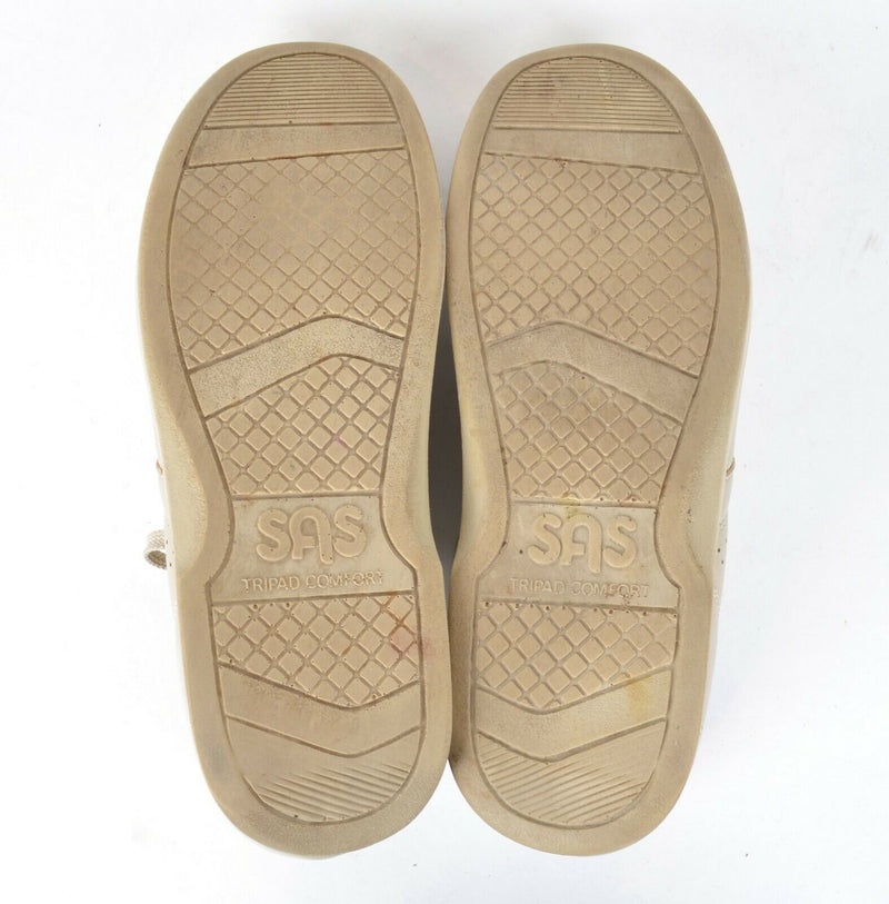 SAS Time Out Men's 10M Tripad Comfort Beige Leather Orthopedic Walking Shoes