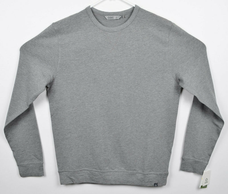 Tasc Performance Men's Medium Legacy Crew Neck Heather Gray Bamboo Sweatshirt