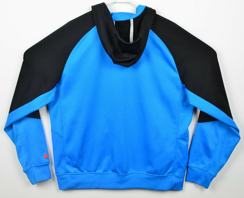 Kevin Durant KD Men's Large Nike Therma-Fit Blue Full Zip Hooded Sweatshirt