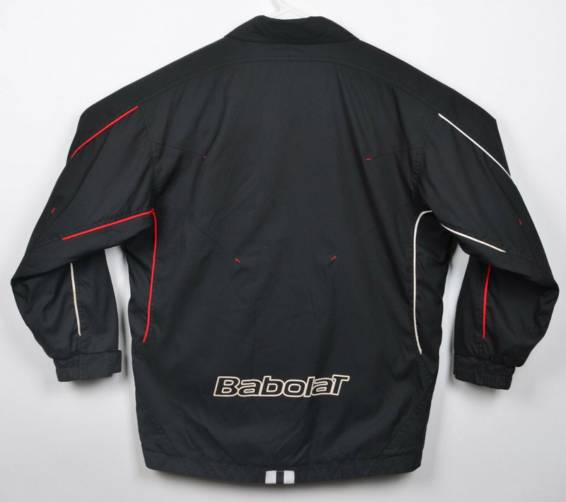 Babolat Men's Medium Tennis Black Fleece Lined Full Zip Parka Club Jacket